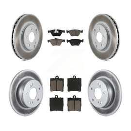 Front Rear Coat Brake Rotor Ceramic Pad Kit For Chrysler Crossfire Mercedes-Benz