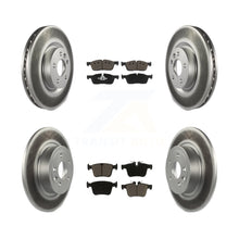 Load image into Gallery viewer, Front Rear Coated Disc Brake Rotor &amp; Ceramic Pad Kit For Land Rover Range Evoque