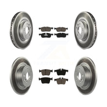 Load image into Gallery viewer, Front Rear Coated Disc Brake Rotor &amp; Ceramic Pad Kit For Land Rover Range Evoque