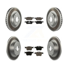 Load image into Gallery viewer, Front Rear Coated Disc Brake Rotor &amp; Ceramic Pad Kit For Land Rover Range Evoque