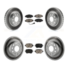 Load image into Gallery viewer, Front Rear Coat Disc Brake Rotors Ceramic Pad Kit For Volkswagen Golf SportWagen