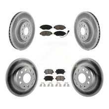Load image into Gallery viewer, Front Rear Coated Disc Brake Rotors And Ceramic Pads Kit For Volkswagen GTI