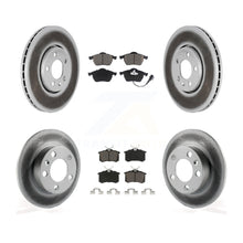 Load image into Gallery viewer, Front Rear Coated Disc Brake Rotors And Ceramic Pads Kit For Volkswagen Beetle