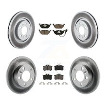 Charger l'image dans la galerie, Front Rear Coated Disc Brake Rotors And Ceramic Pads Kit For Volkswagen Beetle