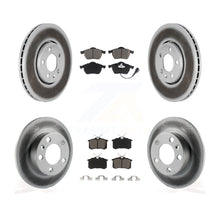 Load image into Gallery viewer, Front Rear Coated Brake Rotor &amp; Ceramic Pad Kit For Volkswagen Beetle Jetta Golf