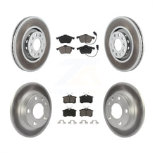 Load image into Gallery viewer, Front Rear Coated Disc Brake Rotors And Ceramic Pads Kit For 2002 Audi S4