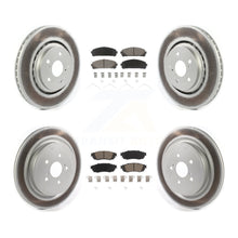 Charger l&#39;image dans la galerie, Front Rear Coated Disc Brake Rotor Ceramic Pad Kit For Lexus RX350 RX450h RX350L