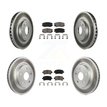 Load image into Gallery viewer, Front Rear Coated Brake Rotors Ceramic Pad Kit For Chevrolet Malibu Impala Buick