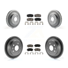 Load image into Gallery viewer, Front Rear Coated Disc Brake Rotors Ceramic Pad Kit For Chevrolet Malibu Limited