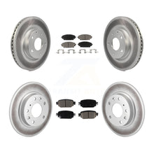 Charger l'image dans la galerie, [Front+Rear] 2019-2021 Mazda CX-3 AWD Premium Coated Rotors &amp; Ceramic Pads Brake Kit For Max Braking