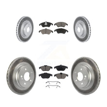 Load image into Gallery viewer, [Front+Rear] 10-11 Mercedes-Benz E550 Coupe Premium Coated Rotors &amp; Ceramic Pads Brake Kit For Max Braking