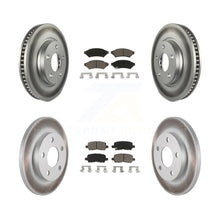 Load image into Gallery viewer, Front Rear Coat Brake Rotors Ceramic Pad Kit For Pontiac Grand Prix Buick Allure