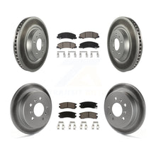Charger l'image dans la galerie, Front Rear Coated Disc Brake Rotor And Ceramic Pad Kit For Buick LaCrosse Allure
