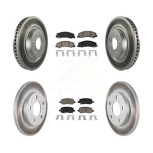 Load image into Gallery viewer, Front Rear Coated Disc Brake Rotors Ceramic Pad Kit For Chevrolet Impala Limited