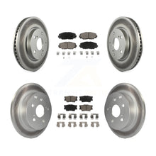 Load image into Gallery viewer, Front Rear Coated Disc Brake Rotors Ceramic Pad Kit For Toyota RAV4 Lexus HS250h