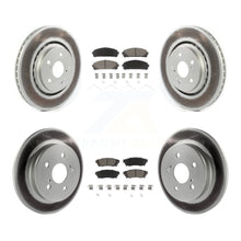 Load image into Gallery viewer, Front Rear Coated Disc Brake Rotor &amp; Ceramic Pad Kit For Toyota Camry Avalon TRD