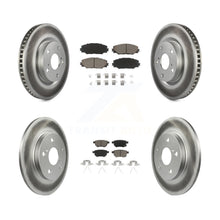 Load image into Gallery viewer, Front Rear Coated Brake Rotors Ceramic Pad Kit For Toyota Matrix Pontiac Vibe iM