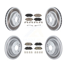 Charger l'image dans la galerie, [Front+Rear] 2016-2020 Mercedes-Benz Metris Premium Coated Rotors &amp; Ceramic Pads Brake Kit For Max Braking