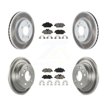 Charger l'image dans la galerie, Front Rear Coated Disc Brake Rotors And Ceramic Pads Kit For Mini Cooper
