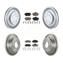 Charger l'image dans la galerie, Front Rear Coated Disc Brake Rotors And Ceramic Pads Kit For Mini Cooper