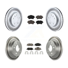 Load image into Gallery viewer, Front Rear Coated Disc Brake Rotors And Ceramic Pads Kit For Mini Cooper
