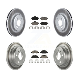 [Front+Rear] 2015 Mini Cooper 2.0L/1.5L Premium Coated Rotors & Ceramic Pads Brake Kit For Max Braking