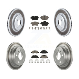 [Front+Rear] 2015 Mini Cooper 2.0L/1.5L Premium Coated Rotors & Ceramic Pads Brake Kit For Max Braking