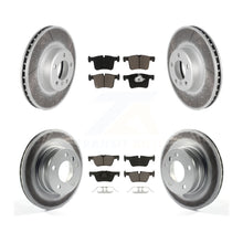 Load image into Gallery viewer, Front Rear Coated Disc Brake Rotors And Ceramic Pads Kit For BMW 328d