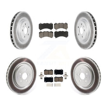 Charger l&#39;image dans la galerie, Kit de plaquettes de frein à disque en céramique, avec revêtement avant et arrière, pour Chevrolet Camaro ZL1 2014 