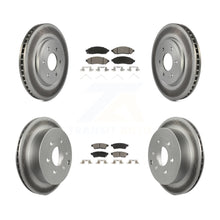 Load image into Gallery viewer, Front Rear Coated Brake Rotors Ceramic Pad Kit For Nissan Frontier Xterra Suzuki
