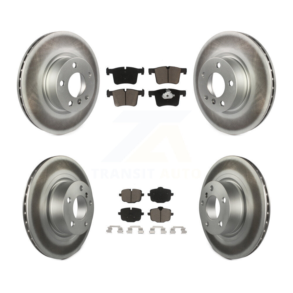 Rotors de frein à disque avant et arrière et Kit de plaquettes en céramique pour BMW X3 2012 de 10 à 11 