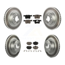 Charger l&#39;image dans la galerie, Rotors de frein à disque avant et arrière et Kit de plaquettes en céramique pour BMW X3 2012 de 10 à 11 