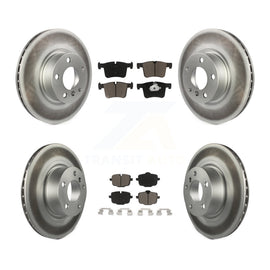 Rotors de frein à disque avant et arrière et Kit de plaquettes en céramique pour BMW X3 2012 de 10 à 11 