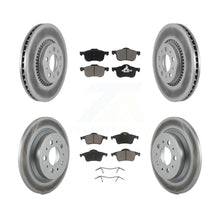 Charger l'image dans la galerie, Front Rear Coated Disc Brake Rotors &amp; Ceramic Pad Kit For Volvo S60 V70 XC70 S80