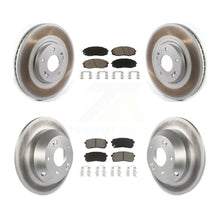 Charger l&#39;image dans la galerie, [Front+Rear] 2015-2020 Kia Sedona Premium Coated Rotors &amp; Ceramic Pads Brake Kit For Max Braking
