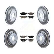 Charger l'image dans la galerie, Front Rear Coated Brake Rotor Ceramic Pad Kit For BMW 325i 325Ci 323i 328i 323Ci