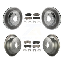 Load image into Gallery viewer, [Front+Rear] 2007-2009 Hyundai Santa Fe Premium Coated Rotors &amp; Ceramic Pads Brake Kit For Max Braking