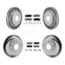 Charger l'image dans la galerie, Front Rear Coated Brake Rotors Ceramic Pad Kit For Suzuki Forenza Reno Chevrolet