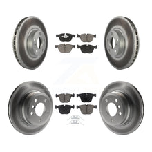 Charger l'image dans la galerie, Front Rear Coat Brake Rotor Ceramic Pad Kit For 2009 BMW X6 xDrive35i From 10 08