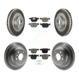 Front Rear Coat Brake Rotor Ceramic Pad Kit For 2009 BMW X6 xDrive35i From 10 08