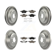 Load image into Gallery viewer, Front Rear Coated Disc Brake Rotors And Ceramic Pads Kit For Mini Cooper