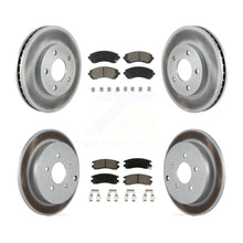 Load image into Gallery viewer, Front Rear Coated Brake Rotor Ceramic Pad Kit For Buick Rendezvous Pontiac Aztek