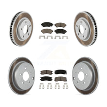 Load image into Gallery viewer, Front Rear Coated Disc Brake Rotors And Ceramic Pads Kit For Pontiac Montana