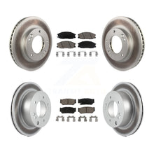Load image into Gallery viewer, [Front+Rear] 2003-2006 Kia Sorento Premium Coated Rotors &amp; Ceramic Pads Brake Kit For Max Braking