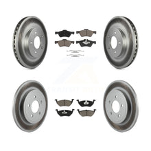 Load image into Gallery viewer, Front Rear Coat Disc Brake Rotor Ceramic Pad Kit For Ford Escape Mercury Mariner