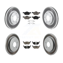 Load image into Gallery viewer, Front Rear Coated Brake Rotors Ceramic Pad Kit For Mazda Tribute Mercury Mariner