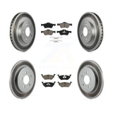 Front Rear Coat Disc Brake Rotor Ceramic Pad Kit For Ford Escape Mercury Mariner