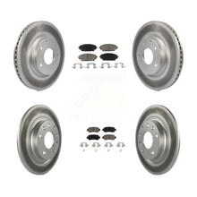Charger l&#39;image dans la galerie, [Front+Rear] 2016-2018 Mazda CX-3 AWD Premium Coated Rotors &amp; Ceramic Pads Brake Kit For Max Braking