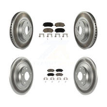 Charger l'image dans la galerie, Front Rear Coated Disc Brake Rotors And Ceramic Pads Kit For Mazda CX-5