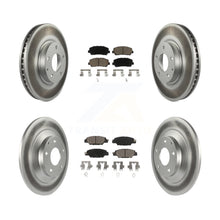Load image into Gallery viewer, Front Rear Coated Disc Brake Rotors And Ceramic Pads Kit For Mazda CX-5
